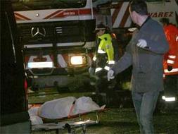 Primeras imágenes del accidente