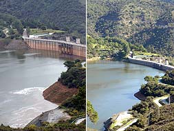 Las lluvias caídas dejan el doble de agua que hace un año