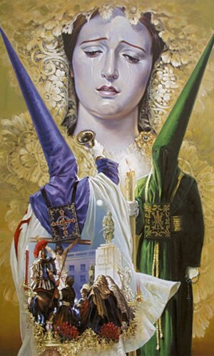 Así es el cartel de la Semana Santa de Málaga 2011