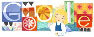 Mary Blair en la portada de Google