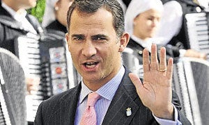El Príncipe Felipe, de boda en Málaga