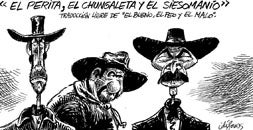 Viñeta de Idígoras que contiene frases célebres traducidas al habla malagueña. / SUR