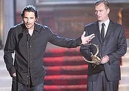 Christian Bale, en un momento de la gala. / Agencias
