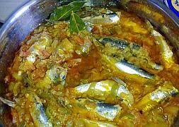 Sardinas en moraga