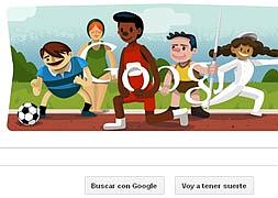 Google se transforma por los Juegos Olímpicos de Londres 2012
