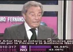 Arturo Fernández: "No he visto gente más fea que en las manifestaciones"