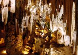 Imagen del interior de la Cueva de Nerja. :: Fernando González