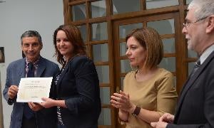 Acto de entrega del reconocimiento oficial. / E. CABEZAS