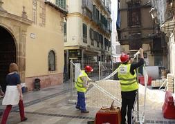 El Centro de Málaga se llena de obras