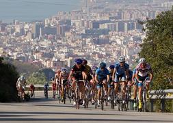 Los ciclistas realizaron un recorrido en ascenso de 15 kilómetros.:: Antonio Salas