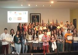 Alumnos de la provincia que han resultado ganadores del rally Matemáticas Sin Fronteras.:: Sandra Laarsen