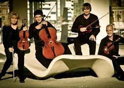 Componentes del grupo Brio Quartet, en Málaga. ::SUR