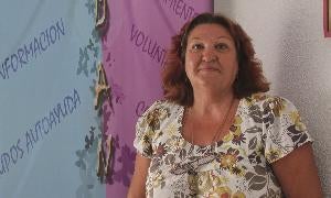 Rosa Sanz llegó a la asociación en 1999 y es presidenta desde 2010. :: A. Cabrera