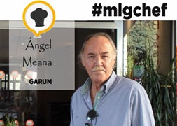 Ángel Meana, en el restaurante Garum. :: I. B.