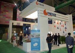 Expositor de la compañía en el Salón Inmobiliario del Mediterráneo. :: SUR