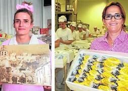 Cristina A., en Los antiguos de Aguilera. A la derecha, Mariluz A. dirige Primitivos de Aguilera. :: A. J. Guerrero