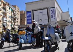 La vespa se luce en Málaga