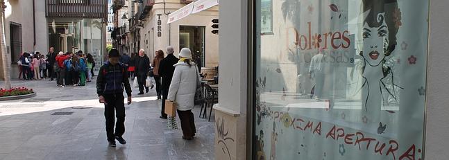 Fachada de la tienda, ubicada en el entorno del Museo Thyssen. L.Codes