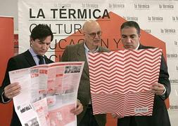 Juan Jesús Bernal, Salomón Castiel y Elías Bendodo, en la presentación de la temporada de La Térmica.