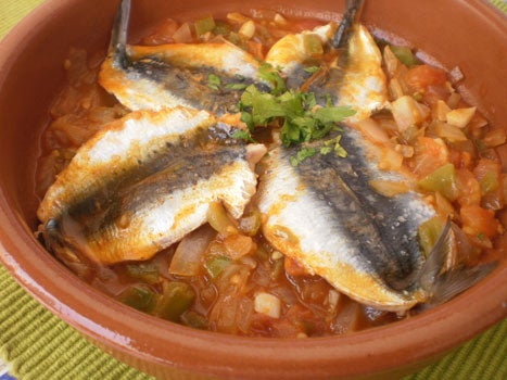 Moraga de sardinas