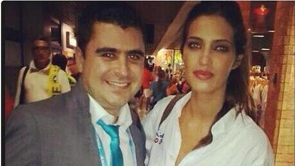 Juan Felipe Cadavid  y Sara Carbonero.