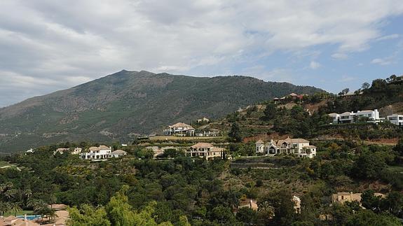 Vista de La Zagaleta, urbanización en Benahavís donde están las viviendas más lujosas.