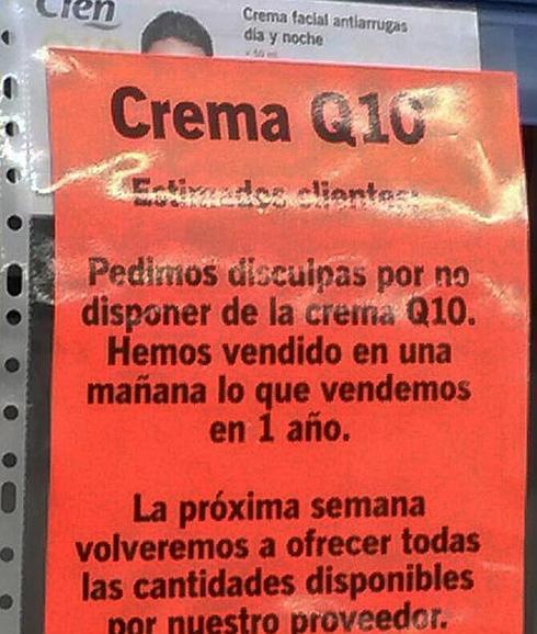 A la caza de la crema antiarrugas agotada en toda España