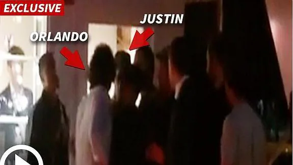 Justin Bieber y Orlando Bloom, a las puertas de Cipriani. 