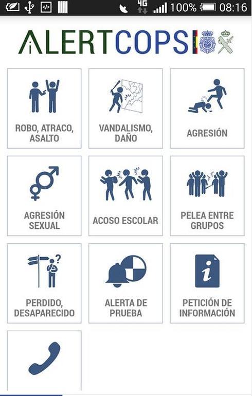 Málaga estrena 'Alertcops', la aplicación móvil de alerta a la Policía Nacional