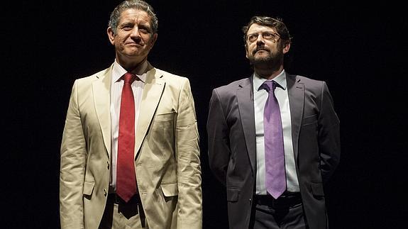 Casablanc, caracterizado como Bárcenas. 