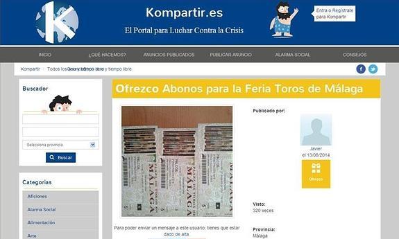 La web lleva una semana en funcionamiento. 