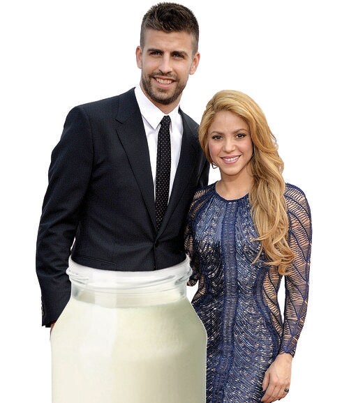 Shakira es diez años mayor que su pareja Piqué. 