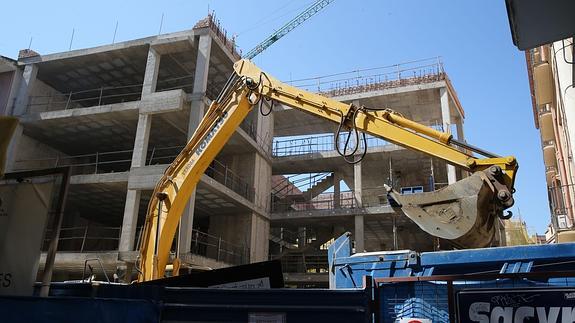 Estructura de las viviendas, vista desde la esquina de la calle Muro de San Julián.