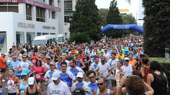 1.200 participantes en la carrera solidaria 'Kilómetros con Causa' en Marbella