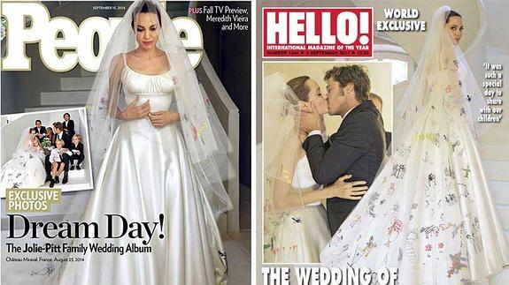 salir rural Mejor Las exclusivas fotos de la boda de Angelina Jolie y Brad Pitt | Diario Sur