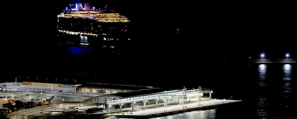 El ‘Oasis of the Seas’ atracado en el Puerto de Málaga. 