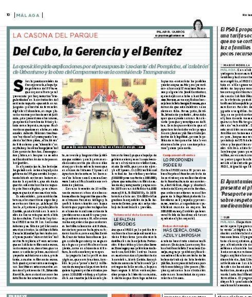 Del Cubo, la Gerencia y el Benítez