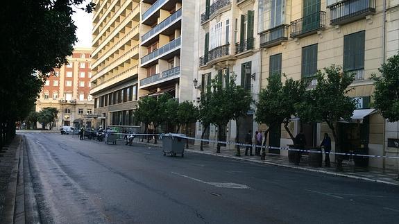 Así ha amanecido Cortina del Muelle, ante el inicio de las obras.