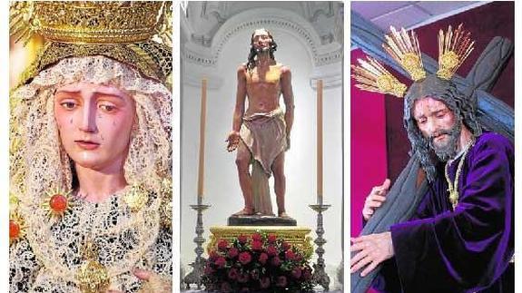 La Virgen del Patrocinio, el Santo Suplicio y el Nazareno Redentor del Mundo aún no han sido procesionados en Semana Santa. 