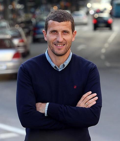 Javi Gracia, el miércoles en la Alameda Principal.