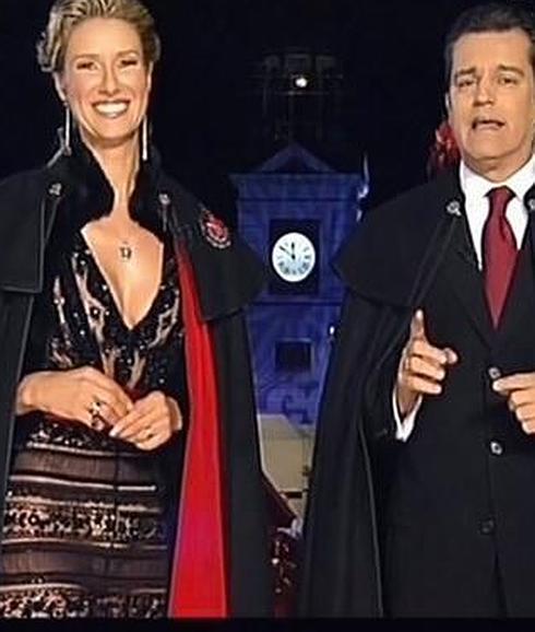 Ramón García y Anne Igartiburu, en una foto de archivo. 