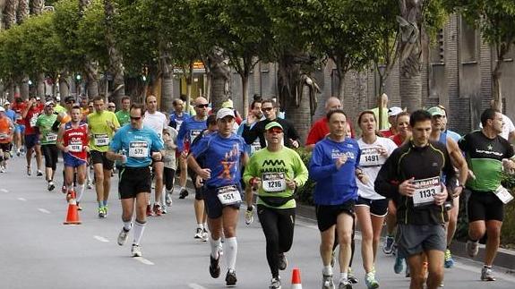 Una edición pasada del Maratón de Málaga