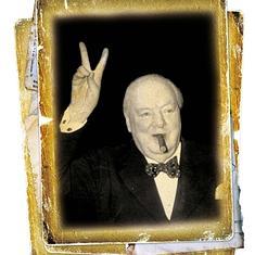 Winston Churchill, como teniente de caballería.