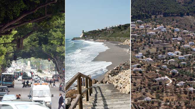 1. La llegada del metro a la Alameda. 2. En Calaceite, en Torrox, hay previstas 3.157 casas. 3. El urbanismo en el campo sigue preocupando.