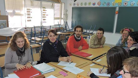 Reunión de padres del colegio público de Maro. 