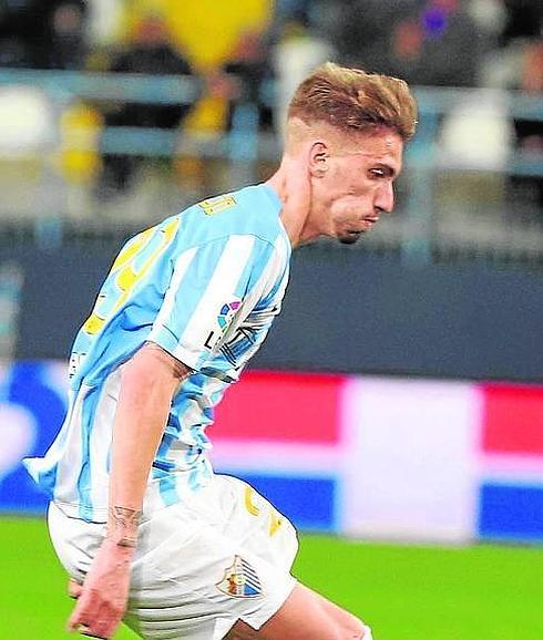 Samu Castillejo, ante el Valencia. 