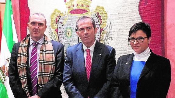 Guillermo Jiménez, Francisco Javier Lara y Fátima Gómez-Barroso. 