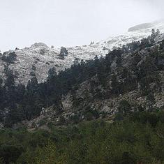 El invierno casi se despide con nieve en la Serranía de Ronda