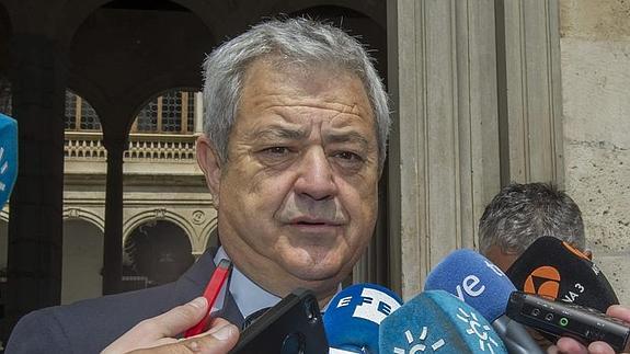 Vallejo, a la salida del alto tribunal andaluz