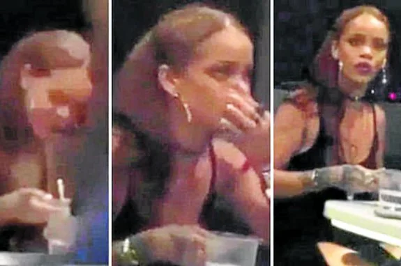 Acusan a Rihanna de esnifar cocaína en el Festival de Coachella - Cuore